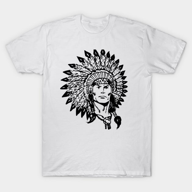 The red Indians T-Shirt by navod